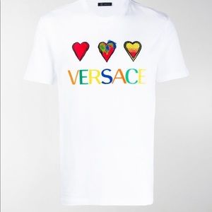 Versace Logo Heart t-shirt
